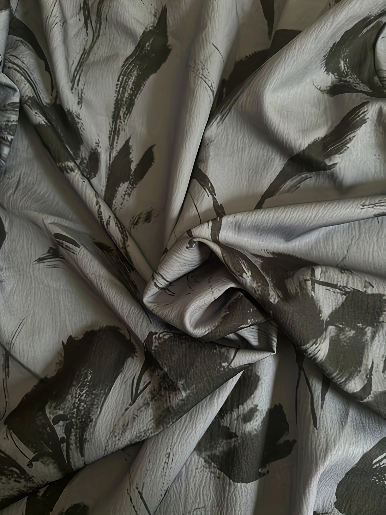 Plus Size Women's Floral Print Long Sleeve Shirt Light Blue Black Casual Blouse