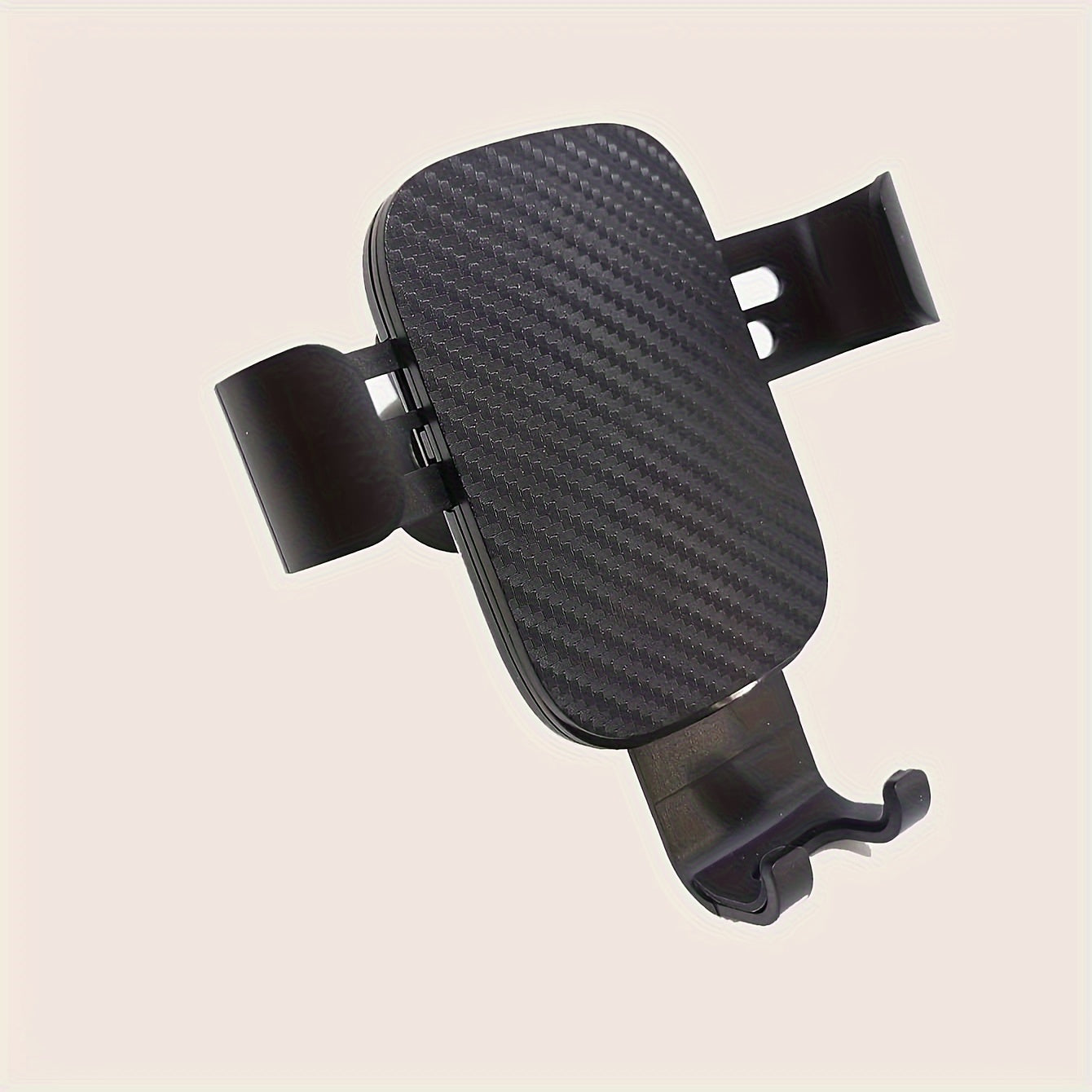 Car Air Outlet Mobile Phone Holder Carbon Fiber Panel Durable Stable