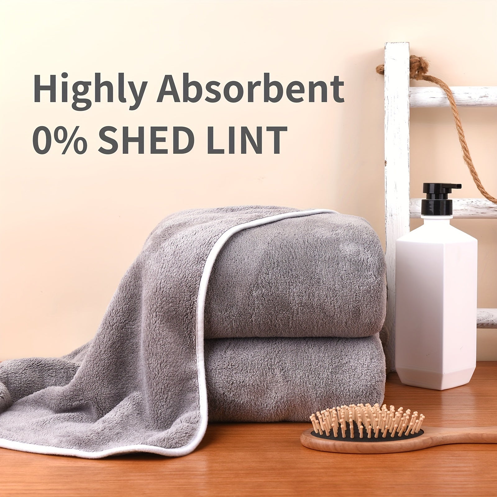 Набор микрофибровых полотенец для ванной, путешествий, йоги, спа, 3 предмета, быстро сохнущие, высоко впитывающие