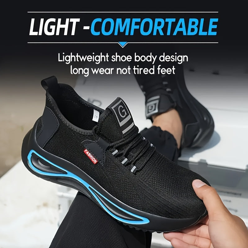 Lightweight Breathable Safety Shoes for Hiking Impact and Puncture Protection