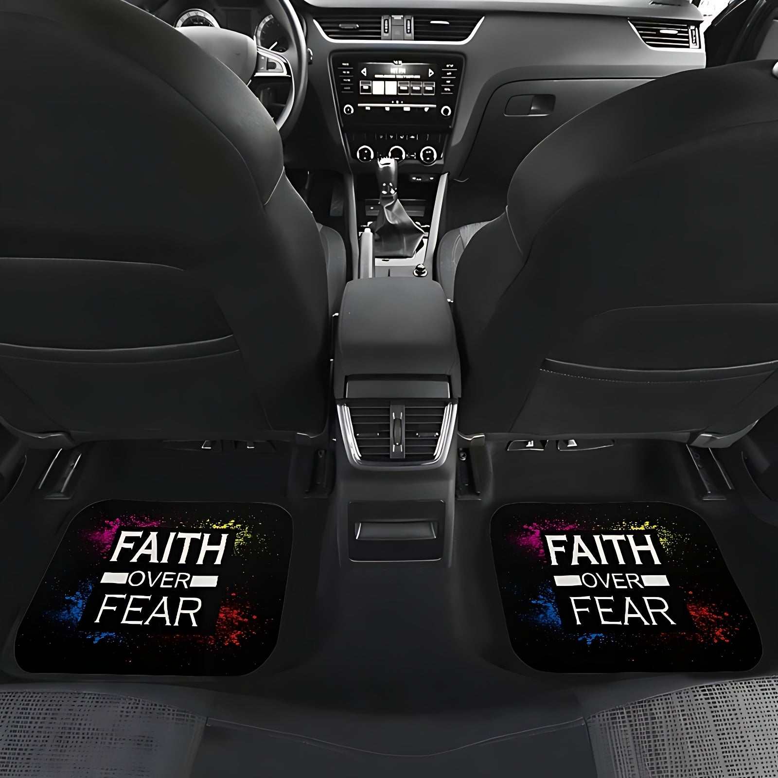 4PCS Car Floor Mats Water-Absorbent Anti-Slip Durable for Sedan SUV