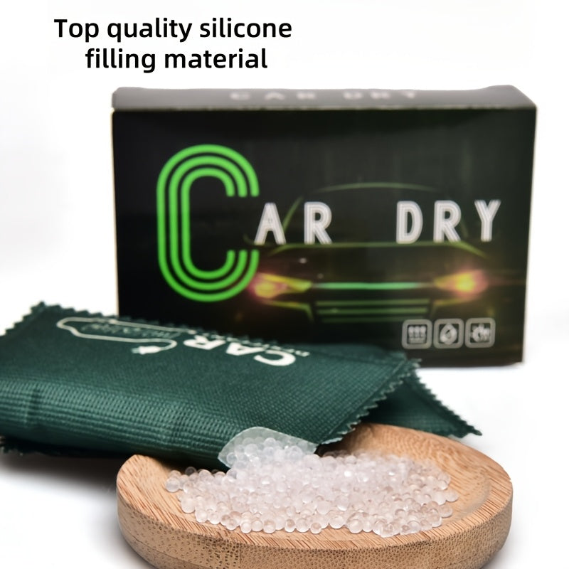 Bolsa deshumidificadora para coche 100g, absorbente de humedad reutilizable para el interior del coche