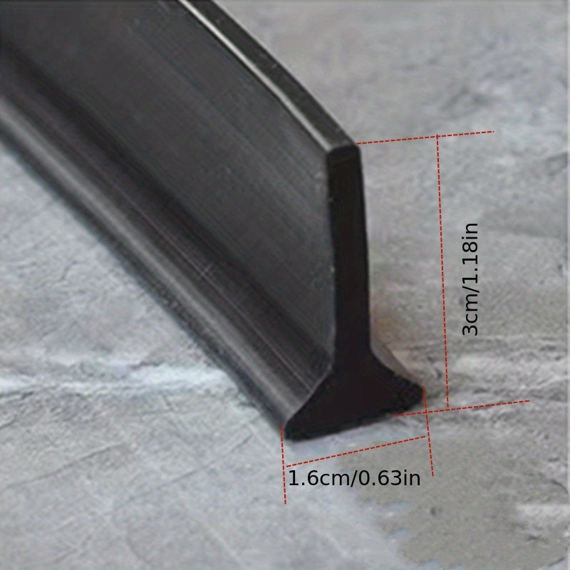 Bathroom Shower Barrier Non-Slip Waterproof Floor Protector Self-Adhesive White Gray Black