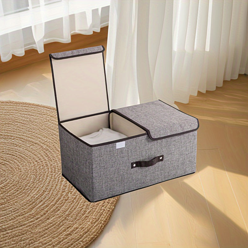 Fabric Storage Cube with Handles for Closet Organization and Home Storage