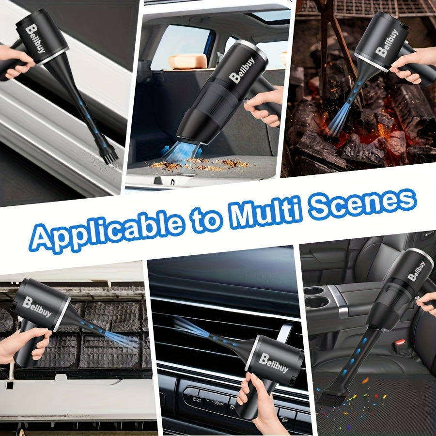 Kabelsiz qo‘l bilan cho‘miladigan changyutgich, siklonli suv bilan ishlash, USB orqali zaryadlash, shovqinsiz ishlash, ko‘p qo‘shimchalar, avtomobillar, uylar, ofislar uchun