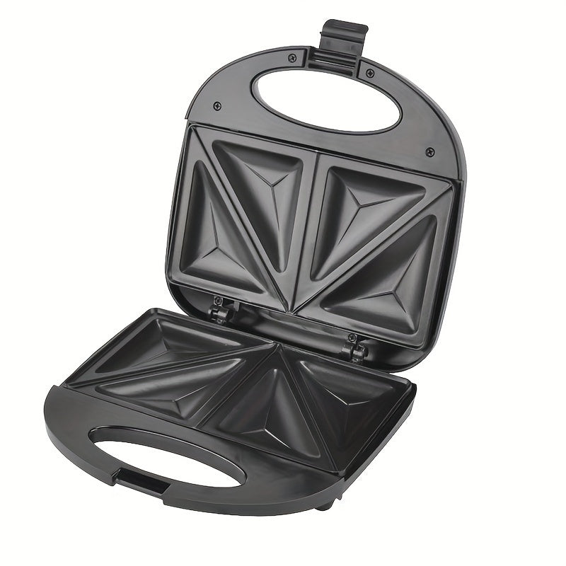 Sandwichera y tostadora con enchufe europeo y plancha de cocción profunda y ancha antiadherente