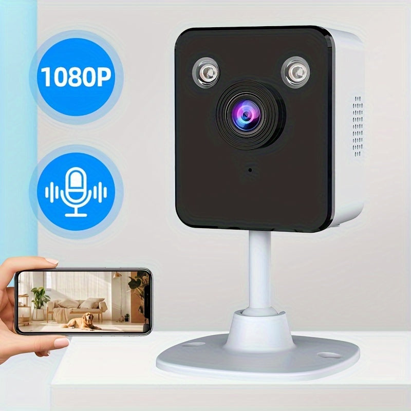Indoor Security Camera 1080P HD Motion Detection Night Vision Two-Way Audio WiFi