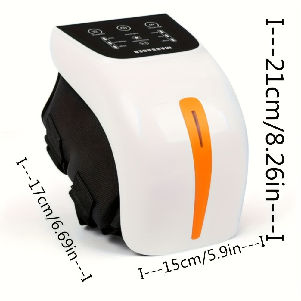 USB orqali zaryadlanadigan tizzaga massaj qiluvchi qurilma, isitish pad bilan - portativ, uzoq muddatli litiy batareya