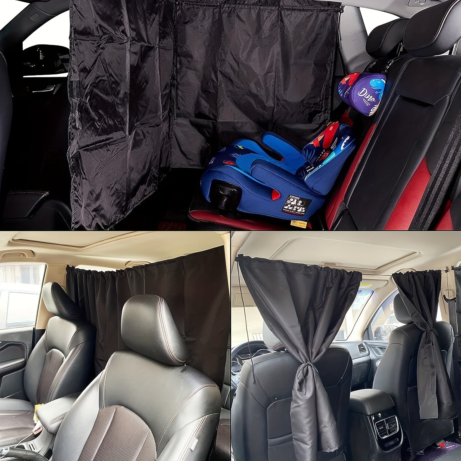 Car Sun Shades Privacy Window Sun Protection Rear Side Set