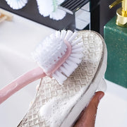 Unisex Plastic 5-in-1 Shoe Cleaning Brush with Scrubbing Head