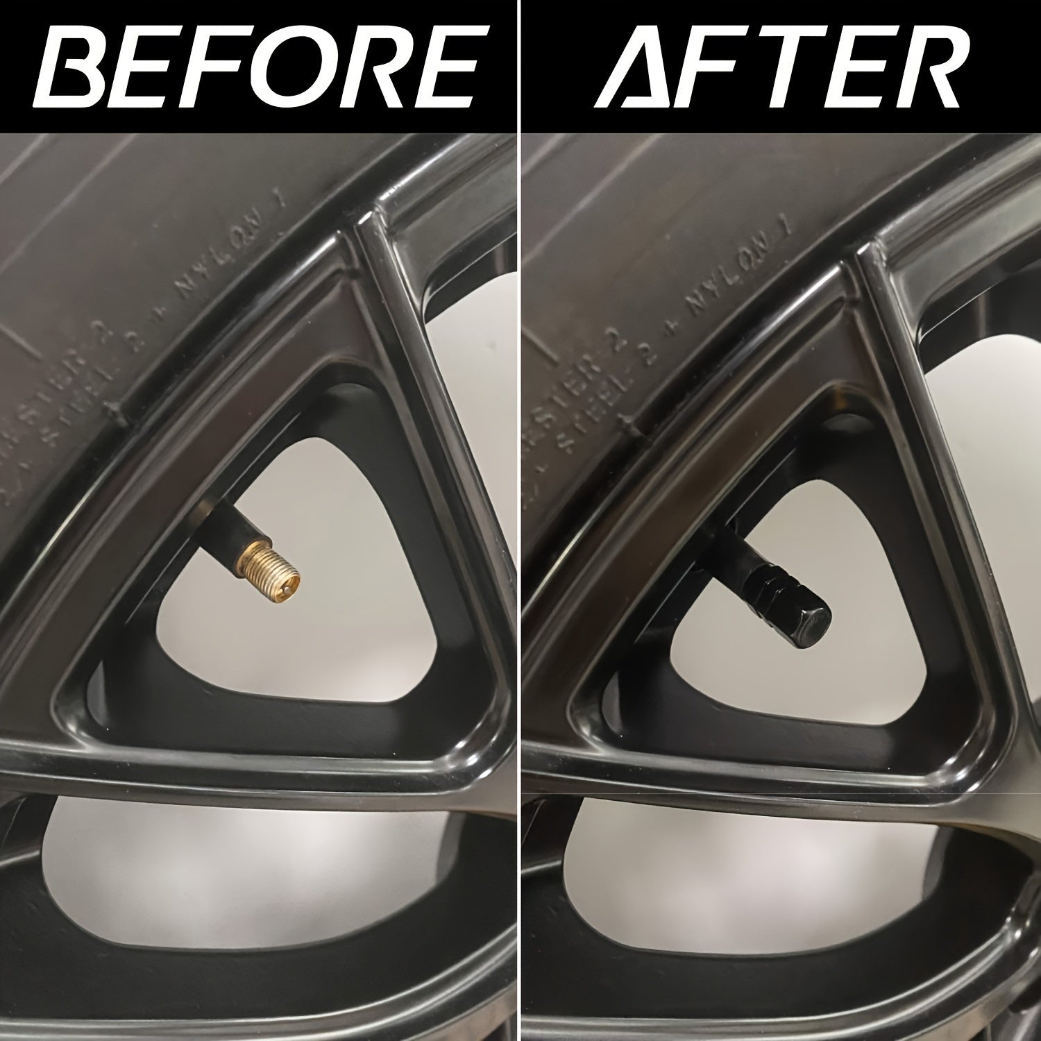 12 piezas de tapas de válvula de neumático de aluminio, a hexagonales, a prueba de polvo y de fugas, para coches, SUVs, bicicletas y camiones