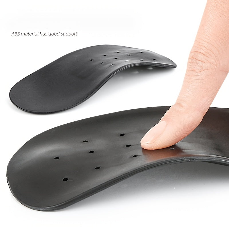 Black Arch Support Insoles for Men and Women Comfort Footbed Inserts