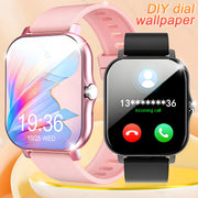 Sports Smartwatch for Men and Women 1.83-Inch HD Screen Fitness Tracker Voice Assistant