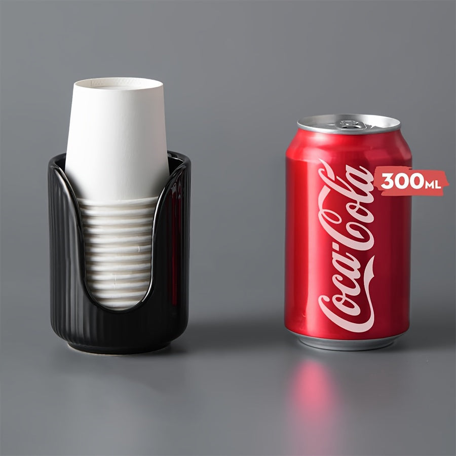 Multifunctional Paper Cup Holder and Desktop Organizer for Bathroom Kitchen Living Room