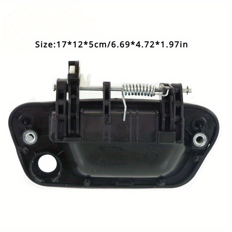 Kichik hatchback uchun tashqi avtomobil eshigi tutqichi, kumush, almashtirish