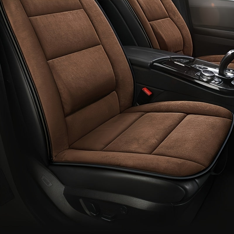 Barcha mavsumlar uchun mo'ljallangan yumshoq avtomobil o'rindiq yostiqchasi L-shakl, issiq va qulay, qayta ishlatiladigan