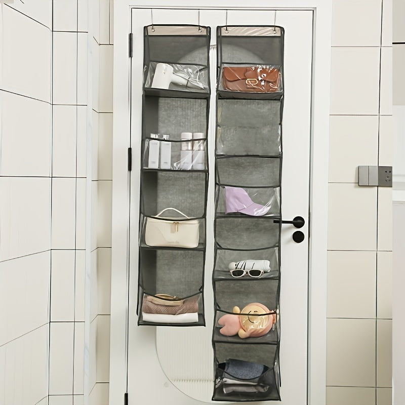 Настенный органайзер для дверей с 4 полками, экономящий место, из полиэстера