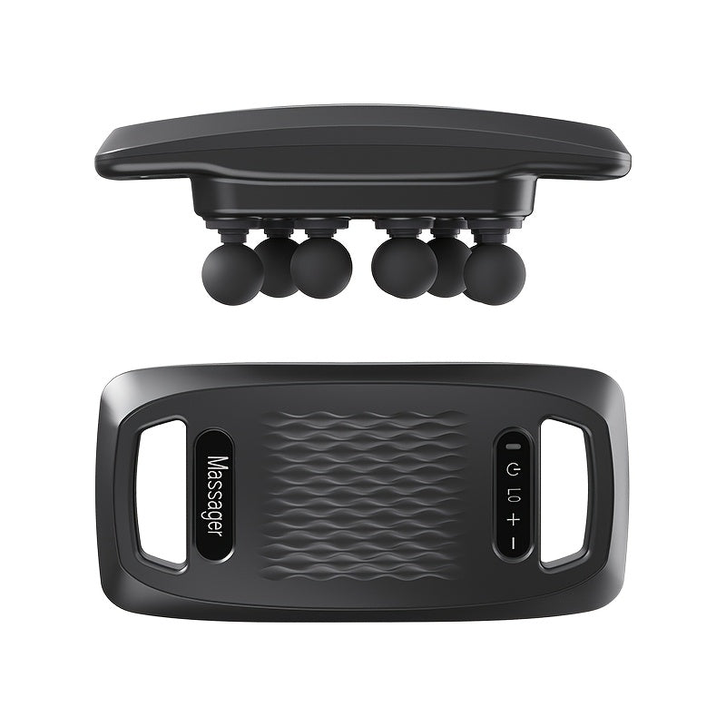 Ten-Head Fascia Gun Massager with 9 Modes 9 Intensity Levels Rechargeable Lithium Battery USB Charging LED Display Whole Body