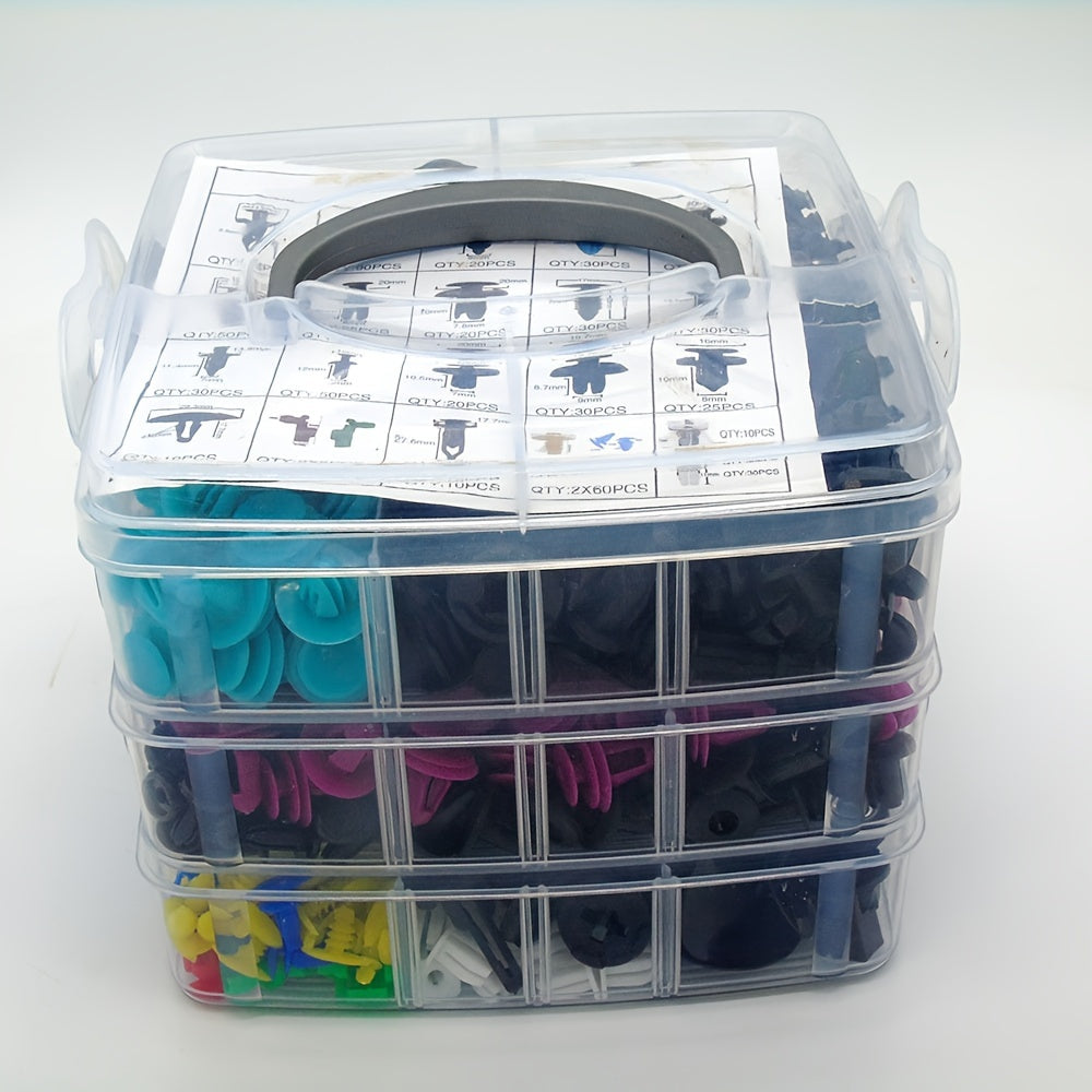 Car Bumper Clips Set 680Pcs 725Pcs Plastic Fasteners Repair Kit