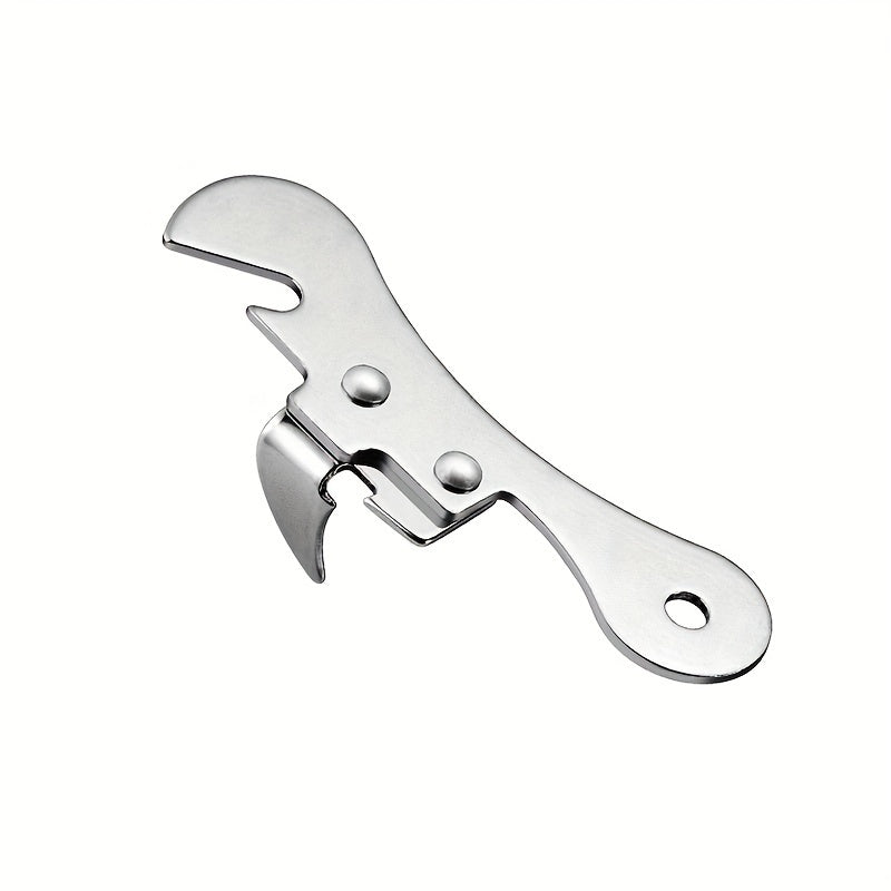 Stainless Steel Manual Can and Bottle Opener Portable Gadget for Home Restaurant Party in 5 Colors