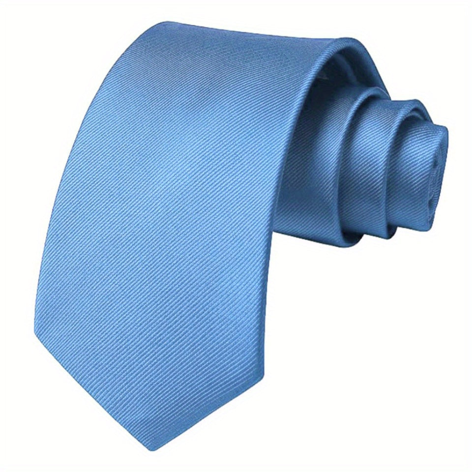 Мужской однотонный галстук для деловых свадеб и официальных мероприятий