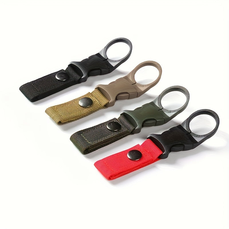 Nylon Water Bottle Holder with Carabiner Clip for Hiking Camping Outdoor Activities