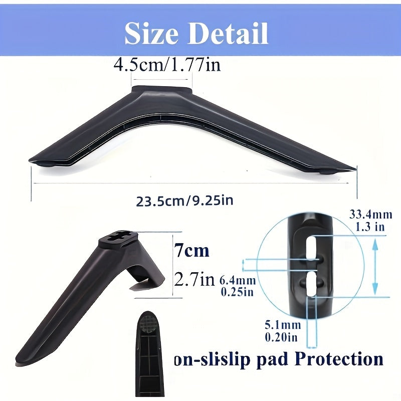 Easy To Install TV Stand Legs for Smart TVs 19-55 Inches with Screwdriver Base