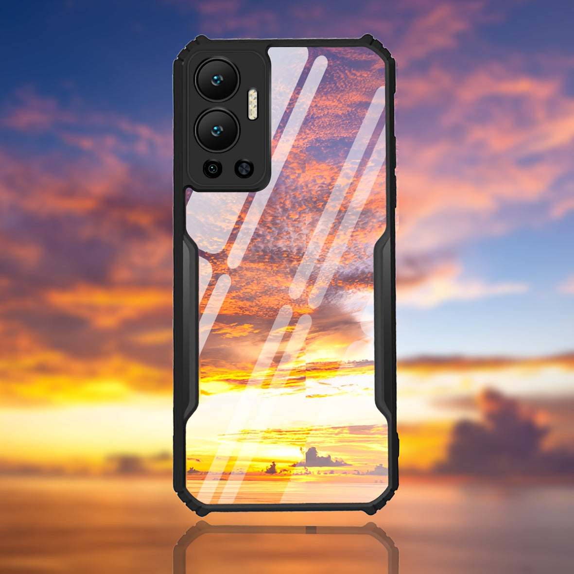 Shockproof Transparent Phone Case for TECNO Pova 5/6 PRO Acrylic Drop-Resistant