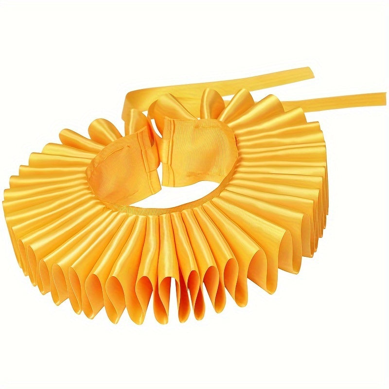 Victorian Renaissance Ruffled Collar Costume Accessory for Role-Playing and Themed Events
