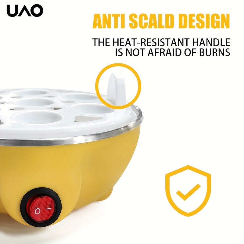 Chiroyli tovuq tuxum pishirgich elektr pechka qozon, quvvat uzilishi himoyasi, sariq tovuq dizayni, oson foydalanish, tez va sog‘lom nonushta, uy