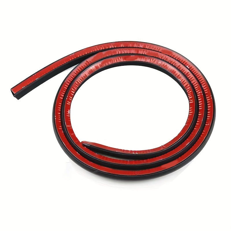Car Door Seal Strip 5m EPDM Rubber D-Type Hood Insulation Noise Reduction