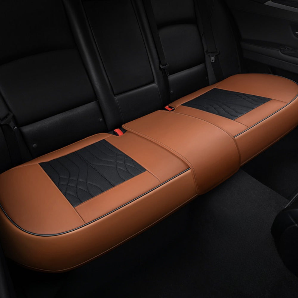Universal Car Seat Cushion Set 1/2/3 Pcs Breathable PU Leather Non-Slip