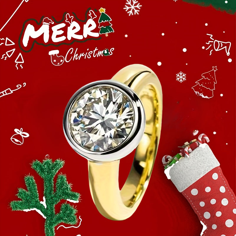 Vintage Boho uslubidagi 3 karat Moissanite suv to'lqinli uzuk ayollar uchun