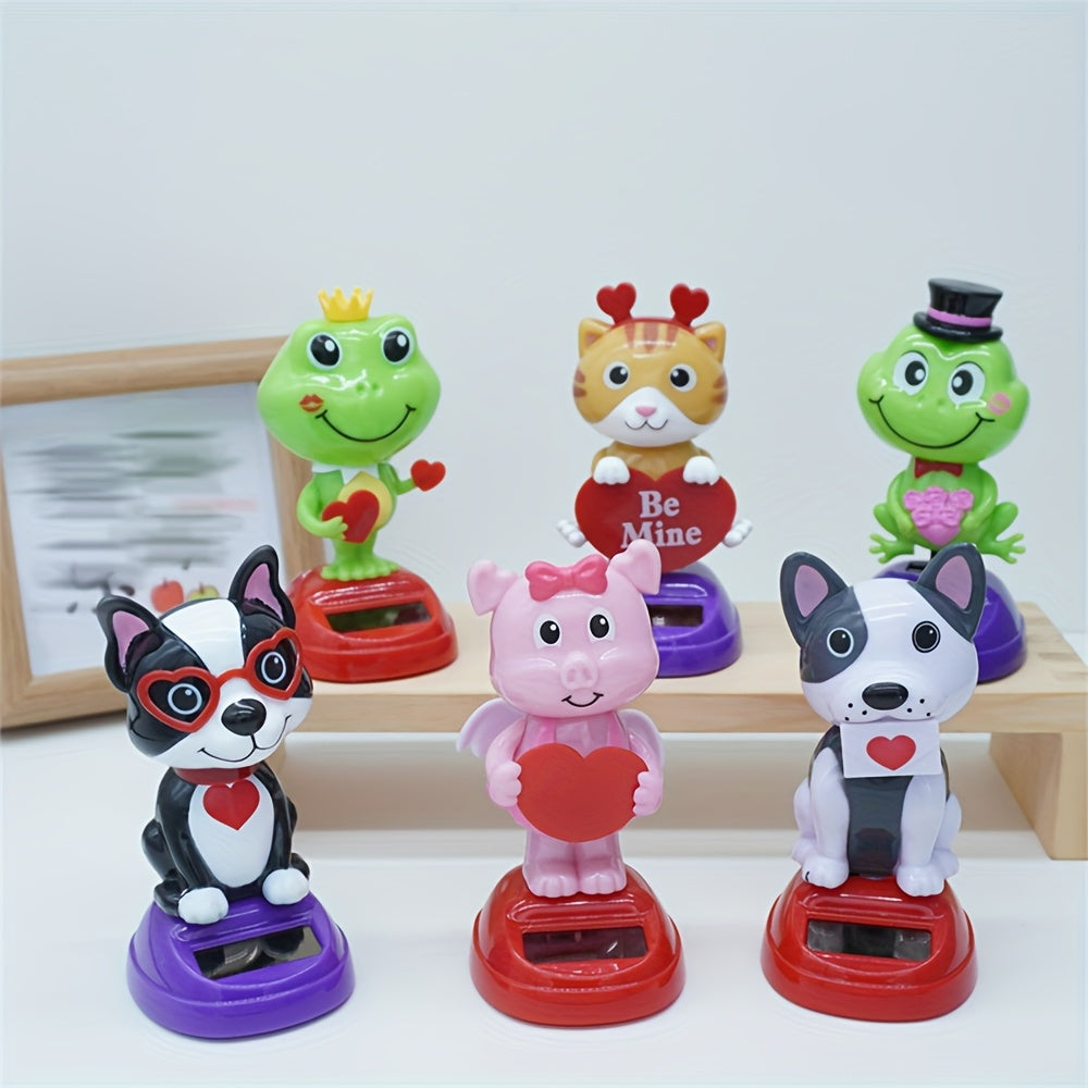 Милое украшение для панели с животным из ABS, кивок головы, автомобильный аксессуар