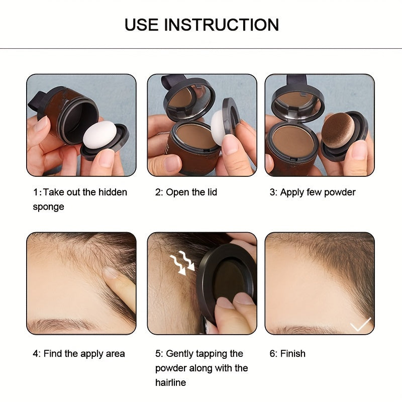 Unisex Hairline Concealer Powder Waterproof Stain-Proof with Plant Squalane