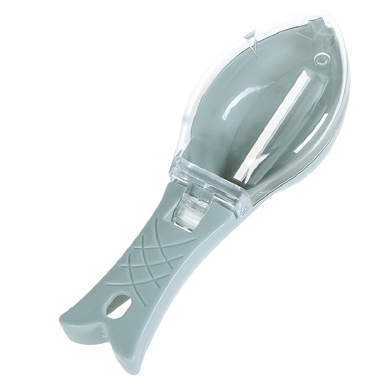Fish Scales Brush With Lid Plastic Fish Scales Remover Scale Peeler Cleaner