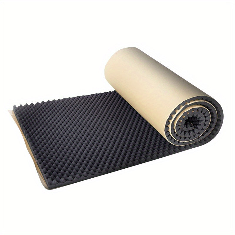 High-Density Acoustic Foam Panel with Self-Adhesive Wave Design for Soundproofing and Noise Reduction