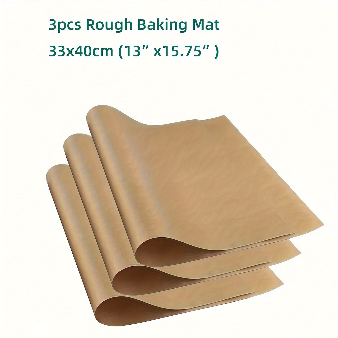 1/3 dona Katta 13"x15.75" Isitishga chidamli PTFE Listi pishirish va hunarmandchilik uchun, yopishmaydigan, qayta ishlatiladigan va yuviladigan.