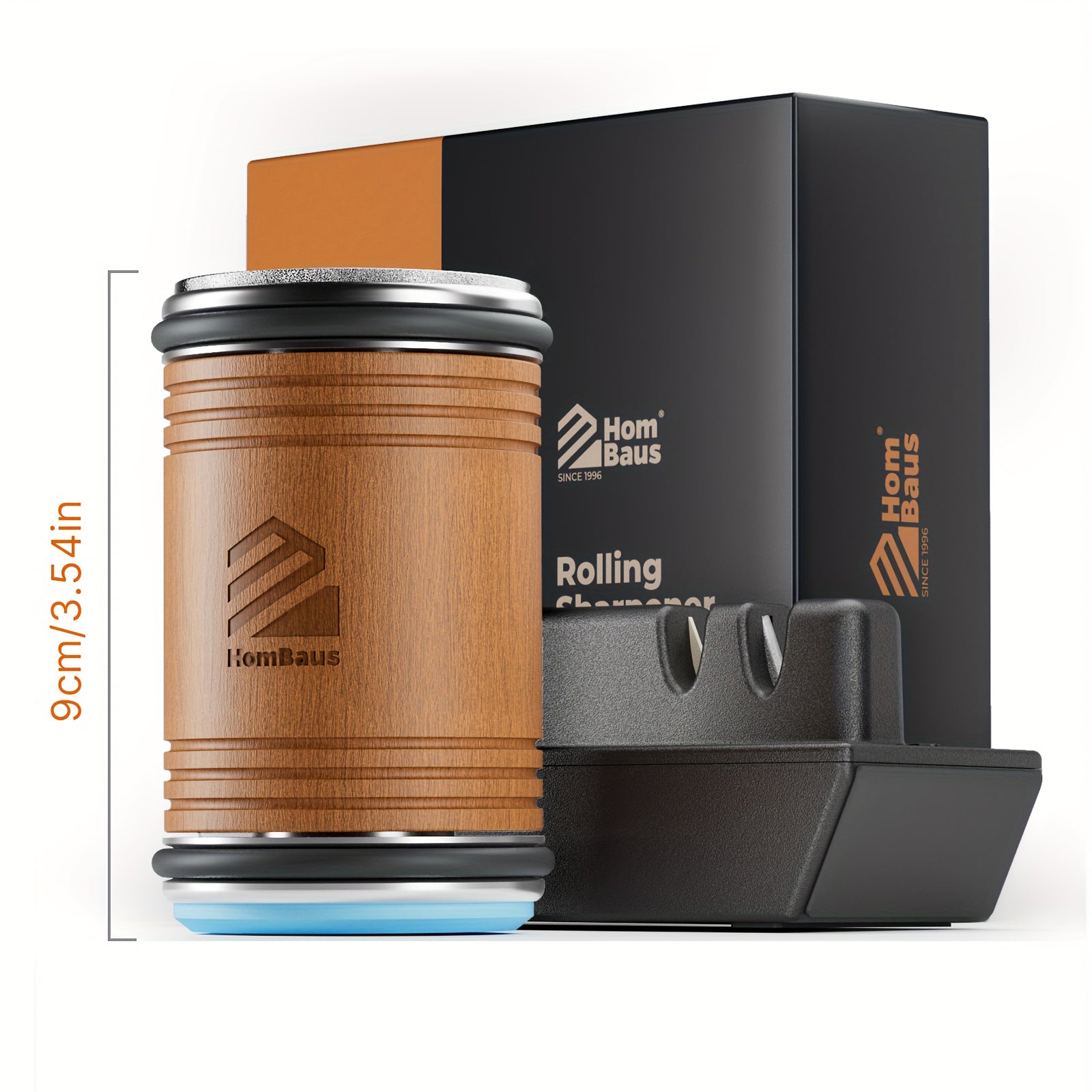 Knife Sharpener Set with Diamond and Corundum Discs, Adjustable Angles for Kitchen and Chef Knives