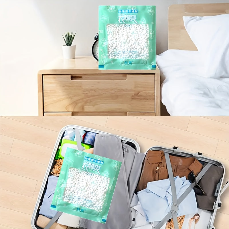 6 dona, 10 dona va 20 dona o'lchamdagi namlikni so'ruvchi sumkalar, tortmalar va shkaflar uchun, uyning turli joylarida foydalanish uchun ideal.