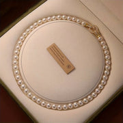 Freshwater Pearl Necklace with Clasp Elegant Jewelry for Women