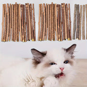 Palitos de masticar dentales para gatos en interior, 12.5cm, paquete de 5 o 15 para la salud dental