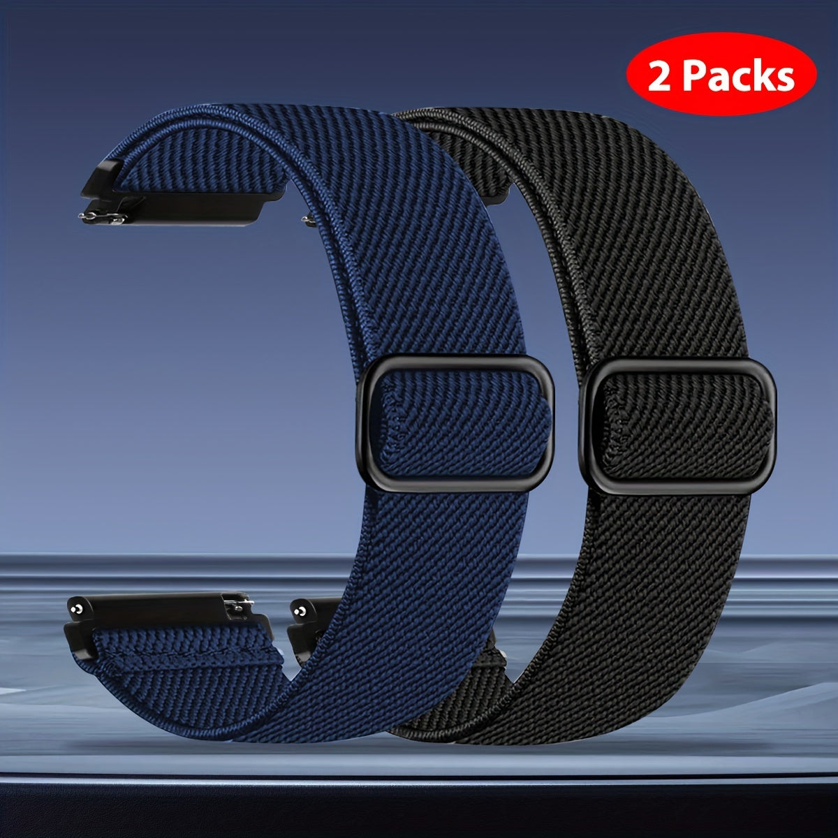 Эластичные нейлоновые ремешки для часов Galaxy Watch 4, 5 и Pro 20мм, 22мм, 40мм, 44мм, 45мм