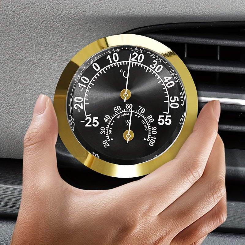 Мини-градусник 2-в-1 для автомобиля, измеритель влажности и температуры, немагнитный