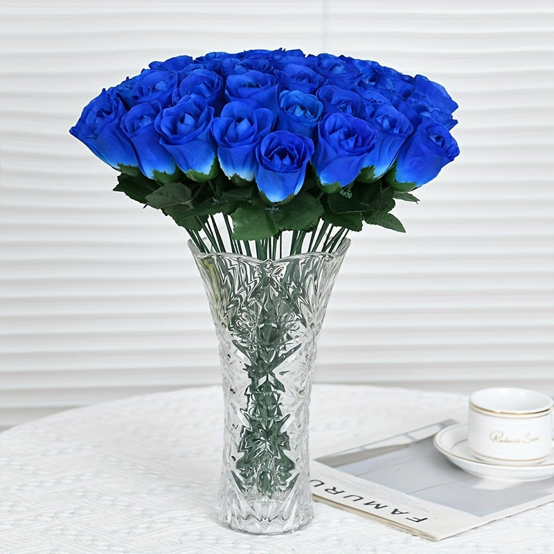 Artificial Rose Bouquet Flowers 20pcs for Weddings Home Decor Vase Not Included