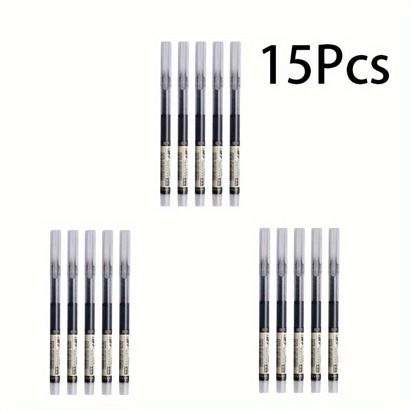 10 Pack Blue Gel Pens Extra Fine Tip Liquid and Gel Ink for School Office Stationery