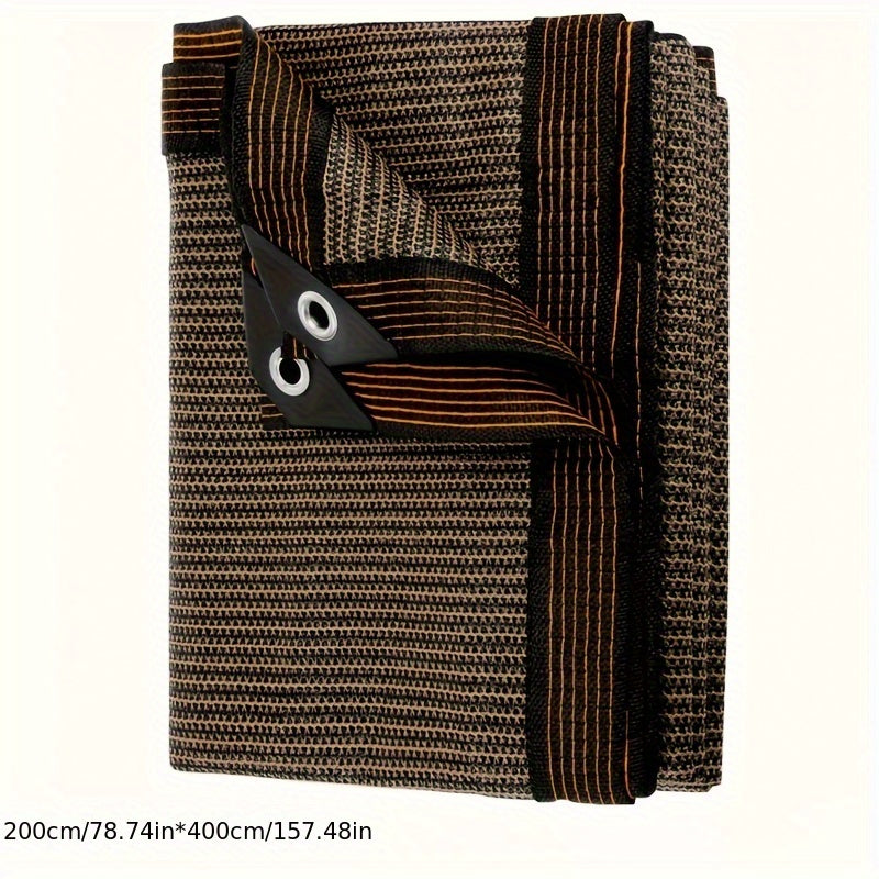 90% Sunshade Cloth Mesh for Garden Privacy and Outdoor Use Champagne