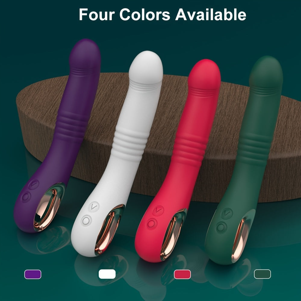 Adult Silicone Rechargeable Dual Vibration Toy for Women and Couples