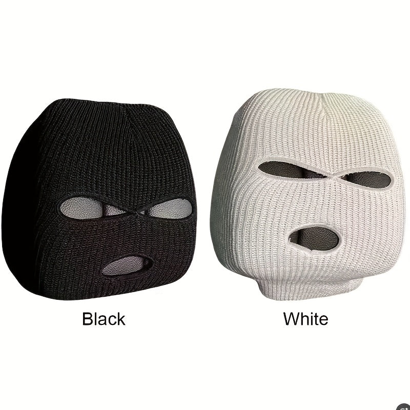 2 Pack Black and White Plush Car Headrest Covers Universal Stylish Interior