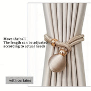 Egg-Shaped Curtain Tieback for Bedroom Living Room or Dining Room Decor